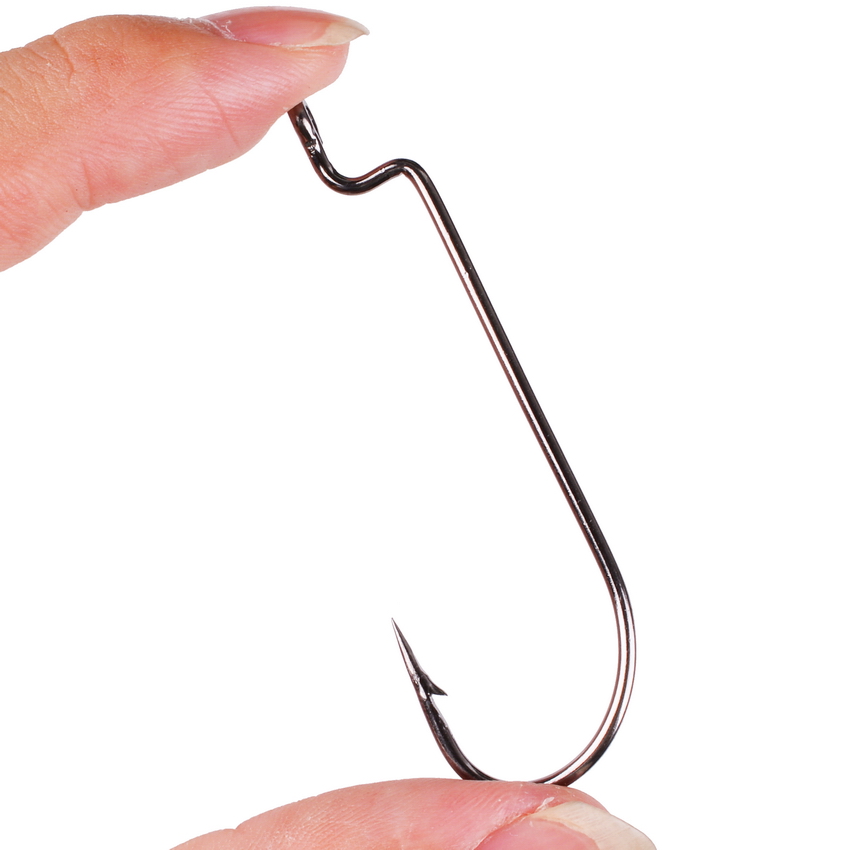 Anzuelos de pesca de acero con - Fishing Hook Offset reseña y precio
