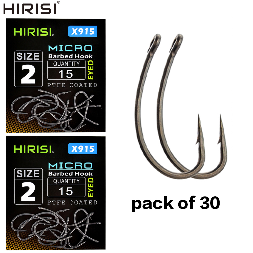 Hirisi 30x anzuelos de pesca d - Fishing Hook Offset reseña y precio