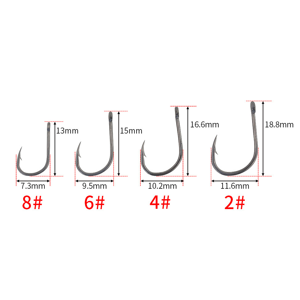 ABST 50 piezas de anzuelos de - Fishing Hook reseña y precio