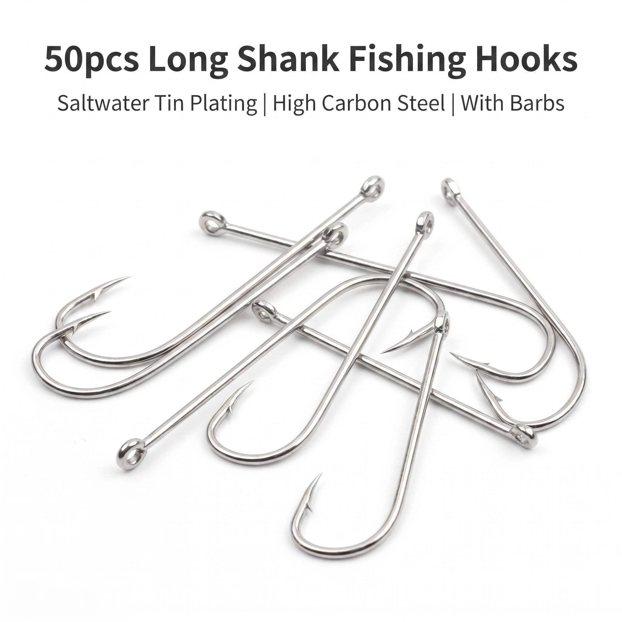 50 anzuelos circulares de vást - Fishing Hook Circle reseña y precio