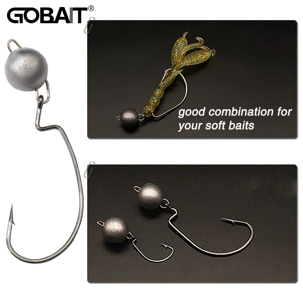 Anzuelos de gusano con cabeza - Fishing Hook Offset reseña y precio