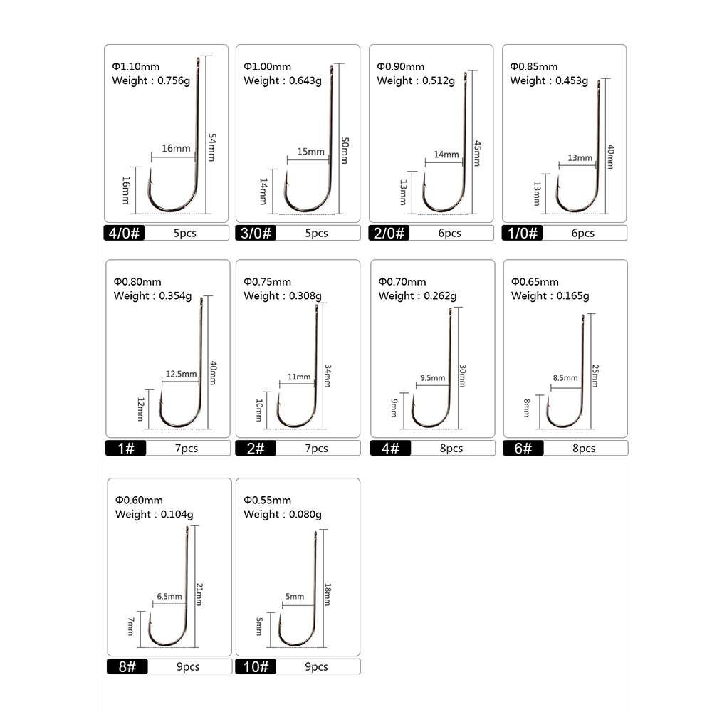 FTK 5-9PCS ABERDEEN Anzuelo de - Fishing Hook Offset reseña y precio