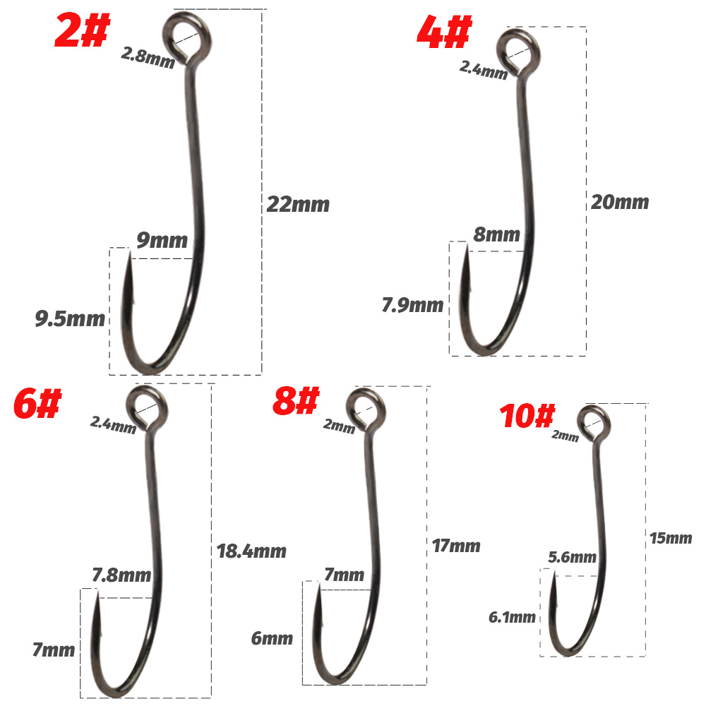 20 piezas ganchos individuales - Fishing Hook Circle reseña y precio