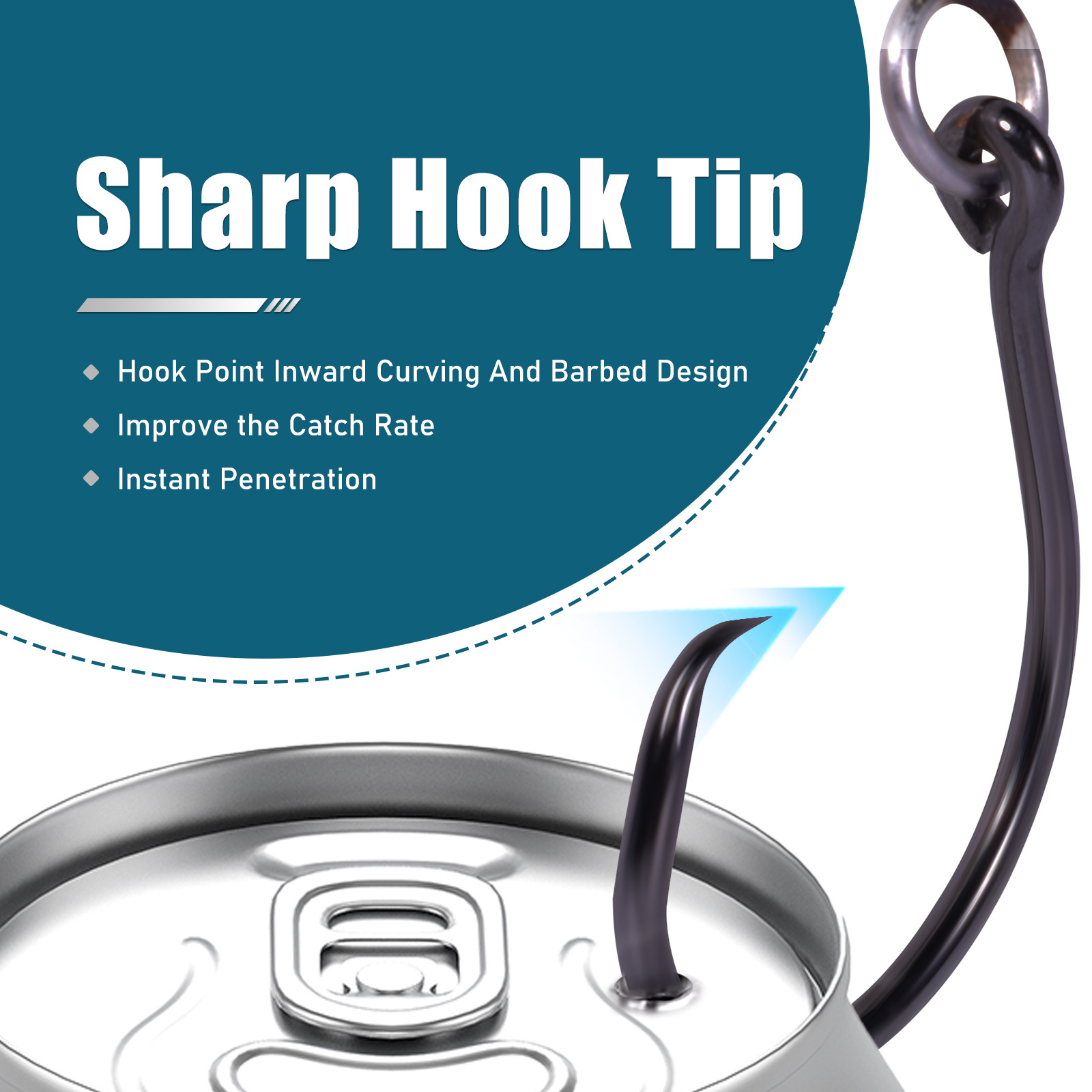 Anzuelos circulares de 9KM par - Fishing Hook Circle reseña y precio