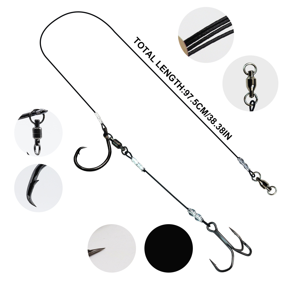ZYZHE 1/3/5 piezas de aparejos - Fishing Hook Circle reseña y precio