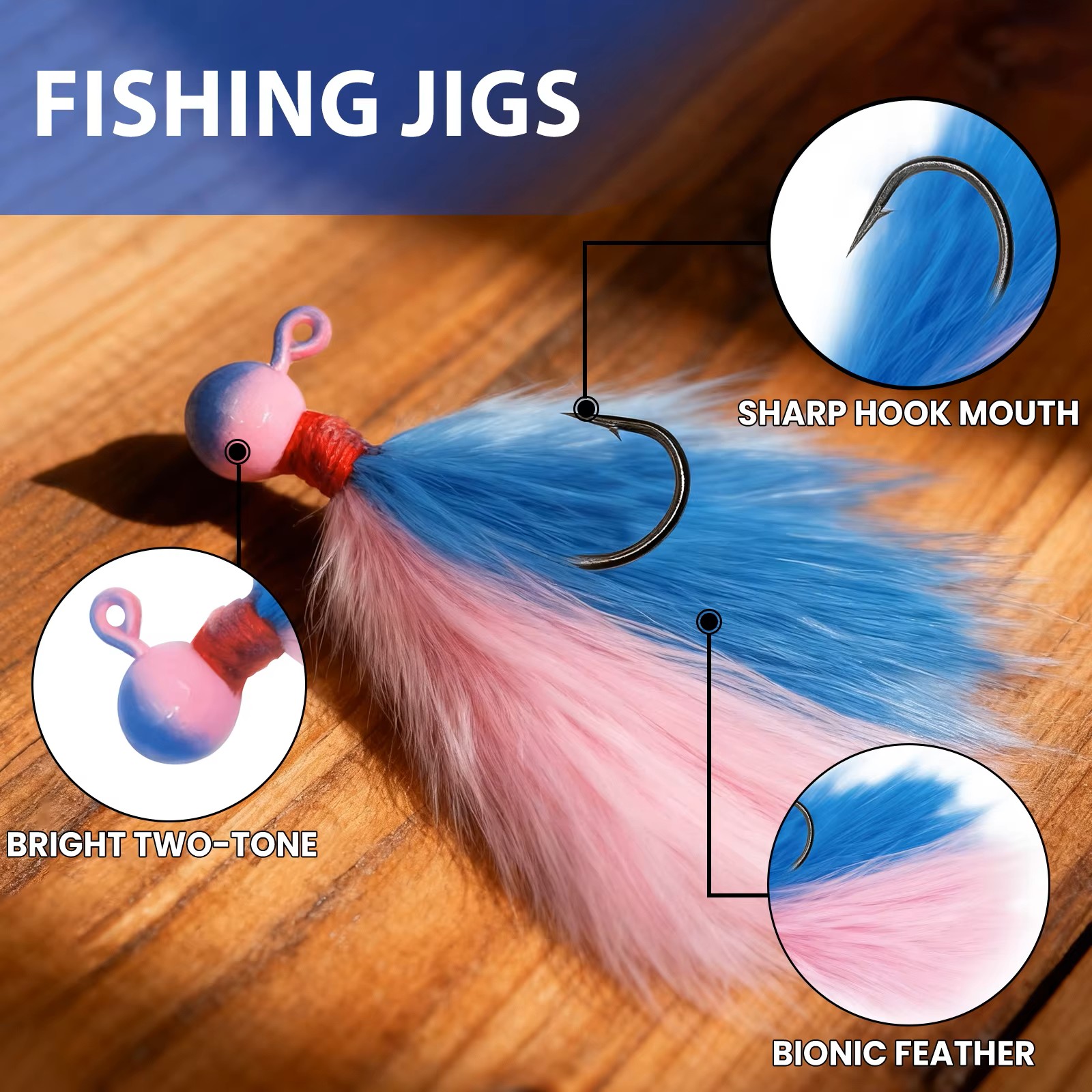 Kit de 5 señuelos de marabú de - Fishing Hook Assortment reseña y precio