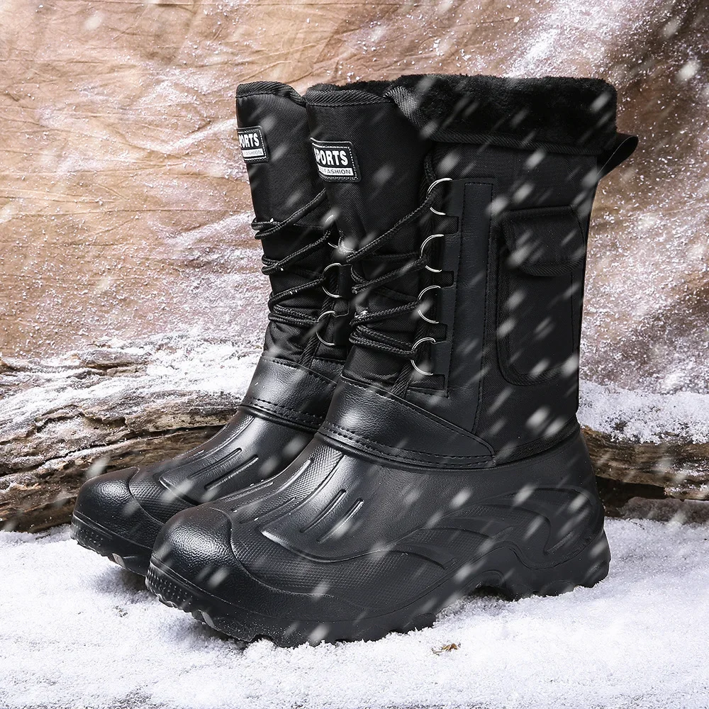 Botas de Nieve para Hombre, Za - Fishing Hook Size reseña y precio