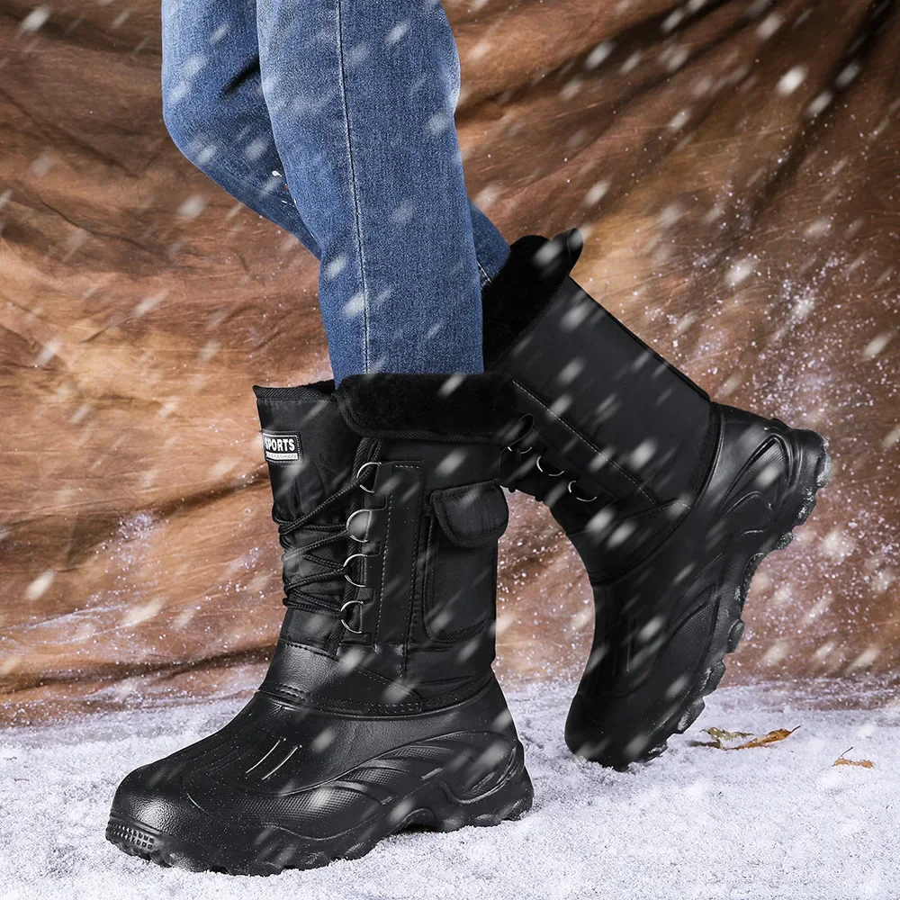 Botas de Nieve para Hombre, Za - Fishing Hook Size reseña y precio
